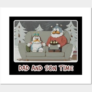 Bigfoot | dad and son time Posters and Art